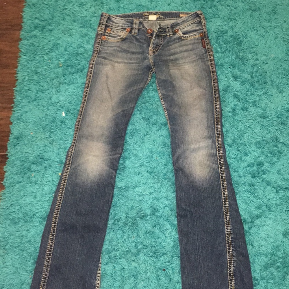 Silver jeans